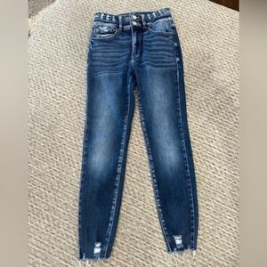 Kancan Women’s high rise ankle skinny, like new!